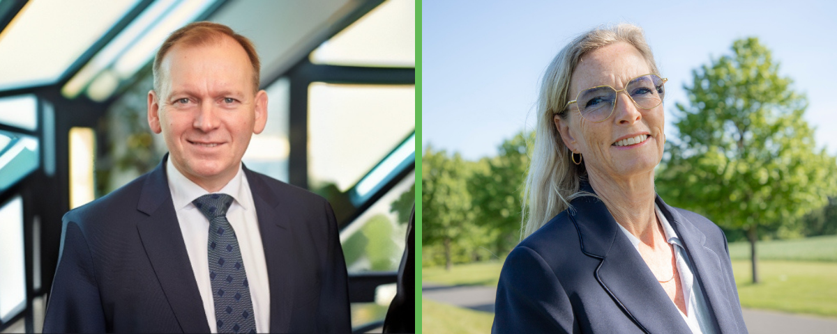 Krebs bestyrelse. Michael Lundgaard Thomsen og Anette Storm.